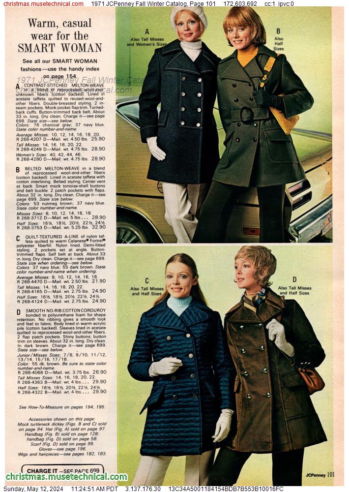 1971 JCPenney Fall Winter Catalog, Page 101