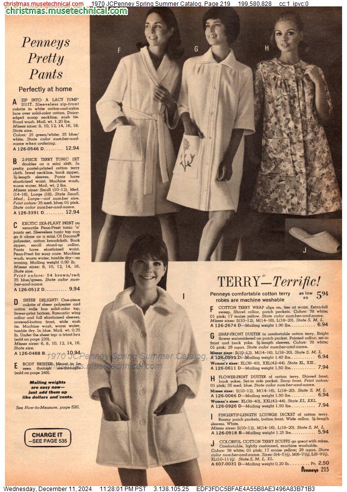 1970 JCPenney Spring Summer Catalog, Page 219