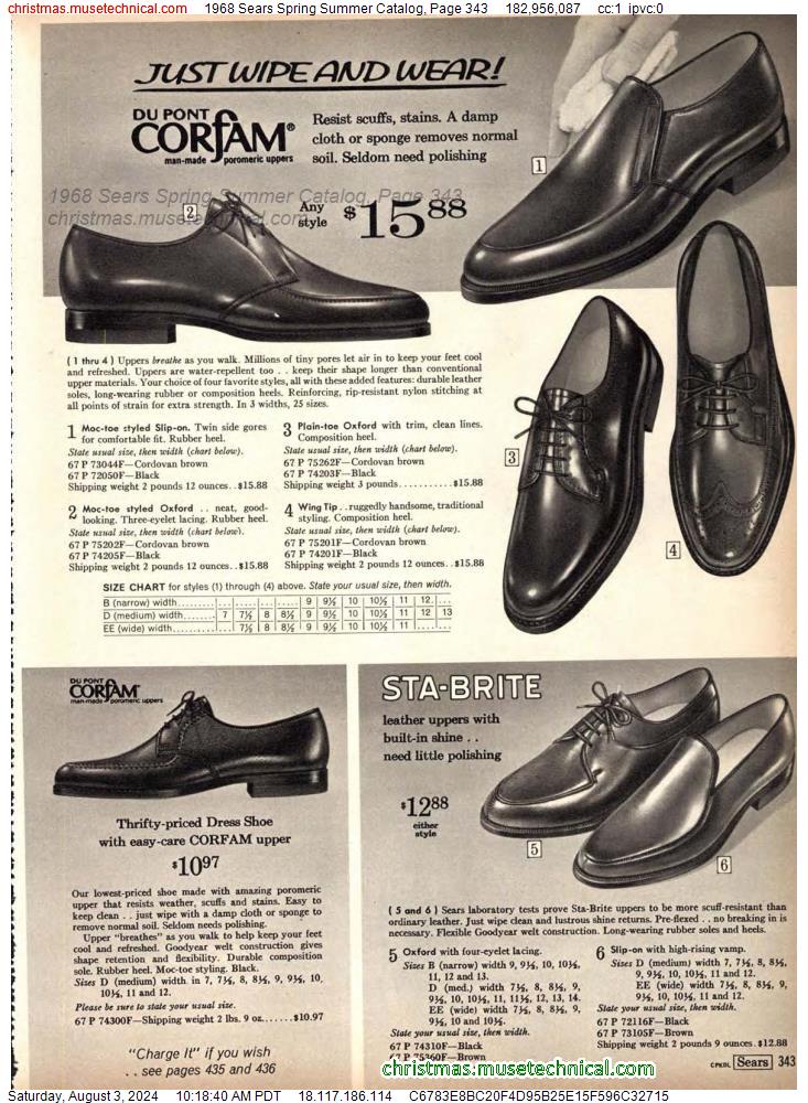 1968 Sears Spring Summer Catalog, Page 343