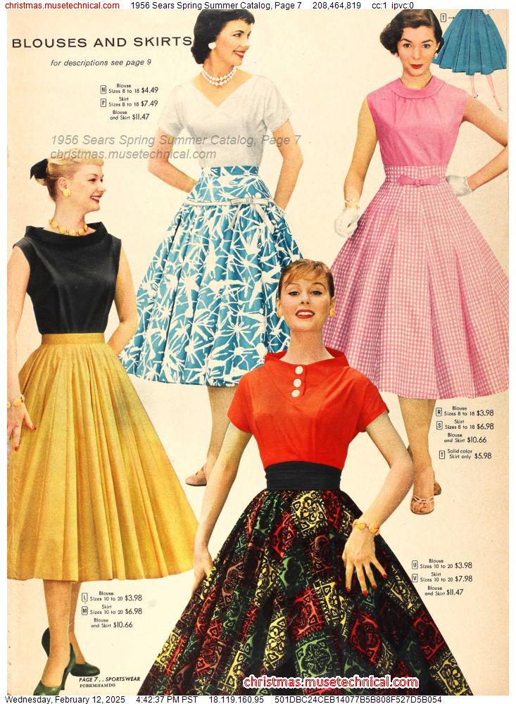 1956 Sears Spring Summer Catalog, Page 7