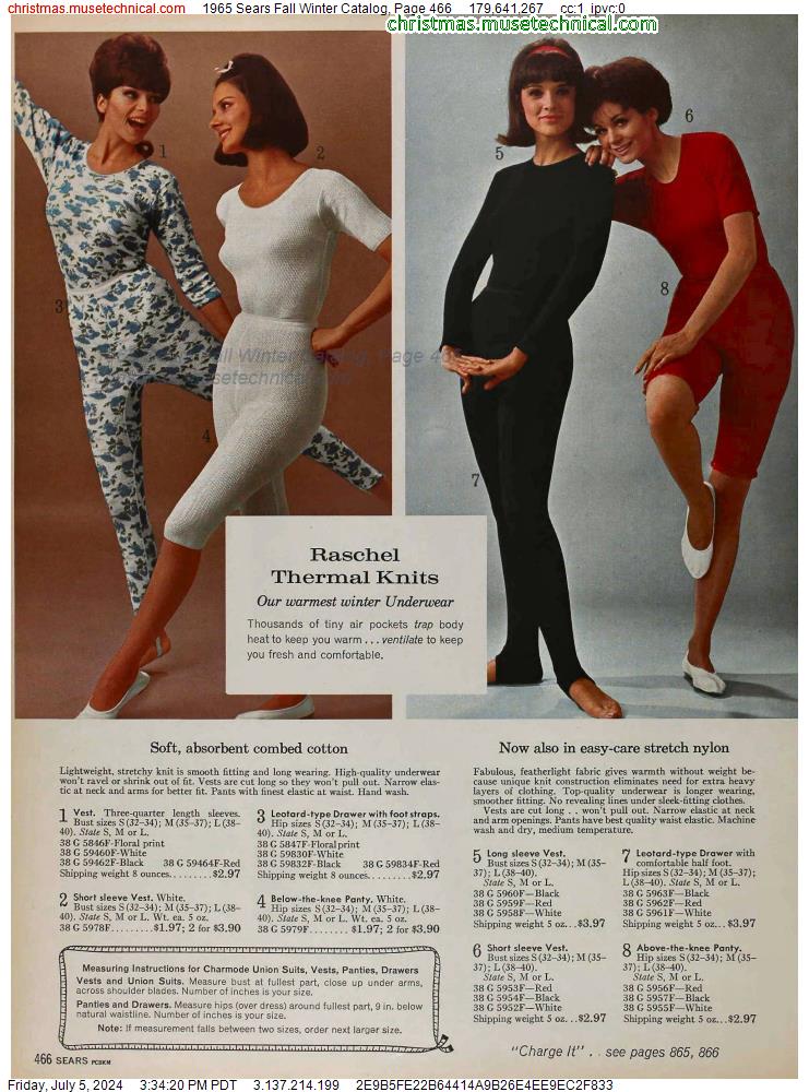 1965 Sears Fall Winter Catalog, Page 466