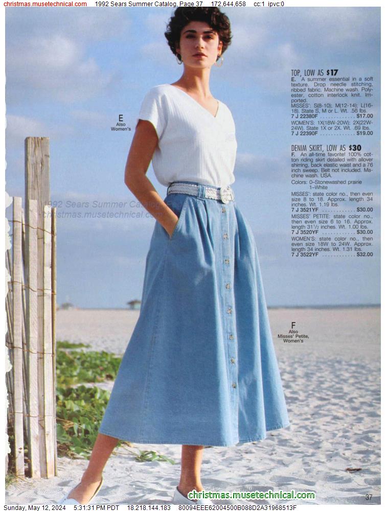1992 Sears Summer Catalog, Page 37