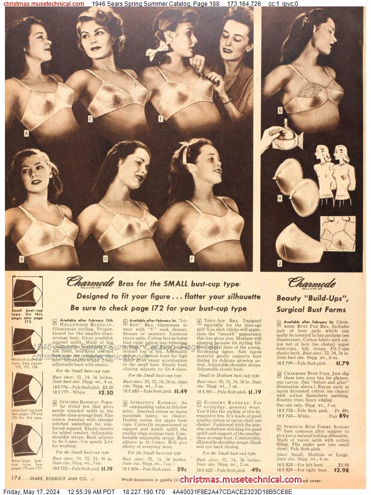 1946 Sears Spring Summer Catalog, Page 188