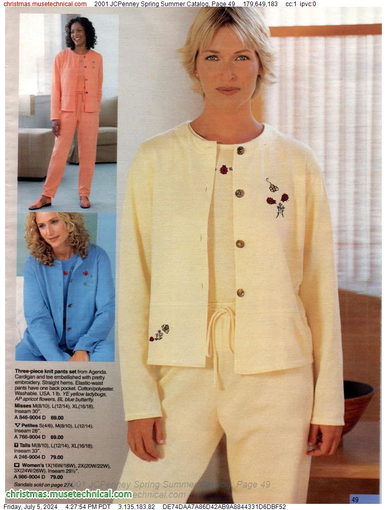 2001 JCPenney Spring Summer Catalog, Page 49