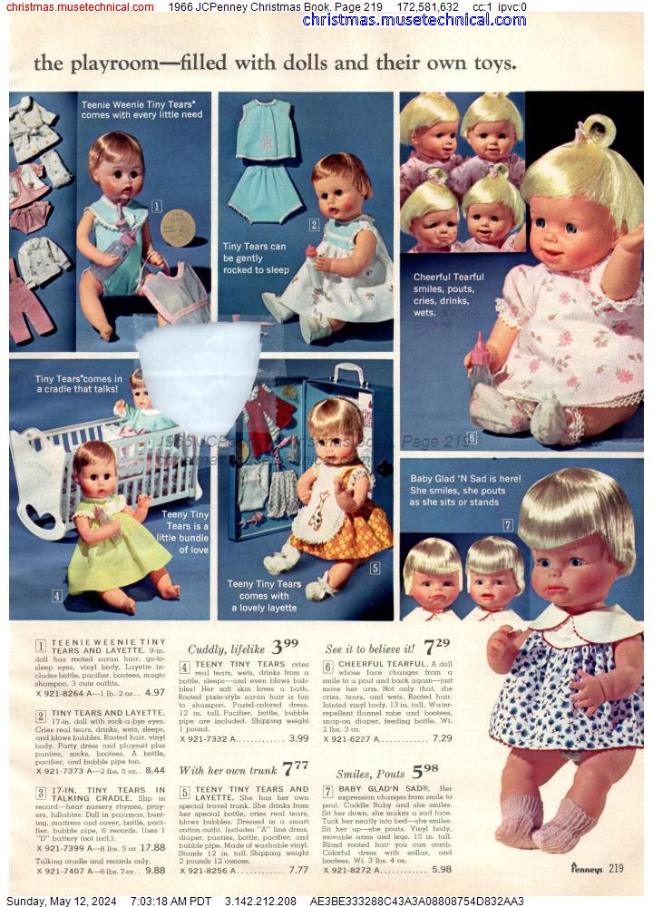 1966 JCPenney Christmas Book, Page 219