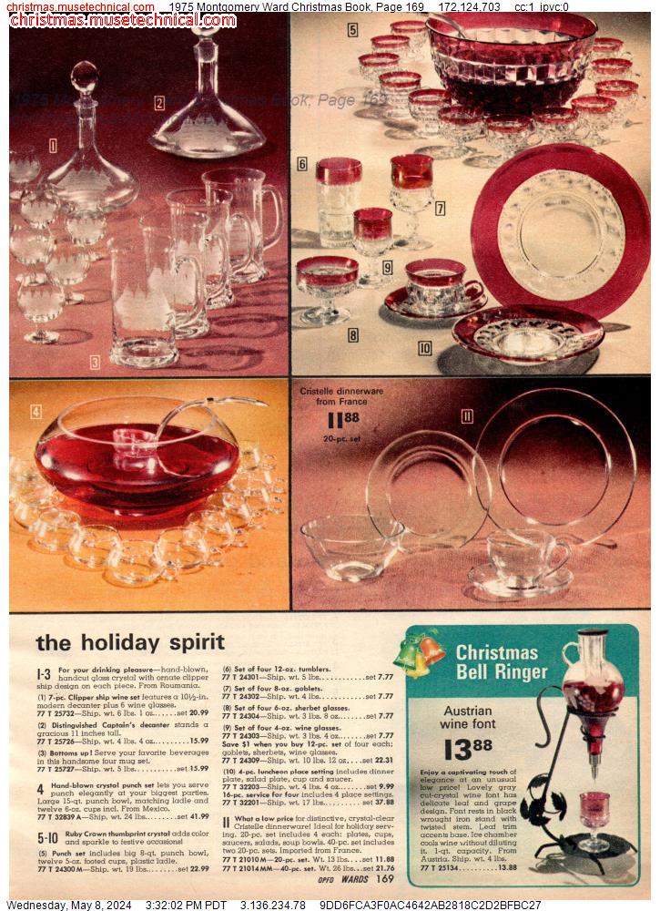 1975 Montgomery Ward Christmas Book, Page 169