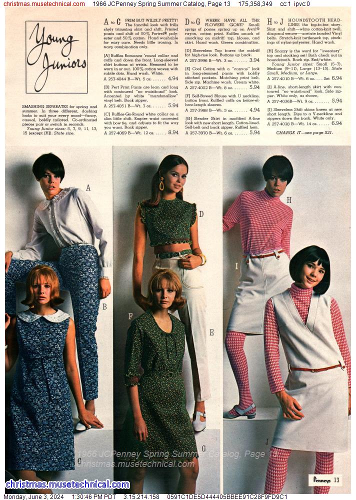 1966 JCPenney Spring Summer Catalog, Page 13