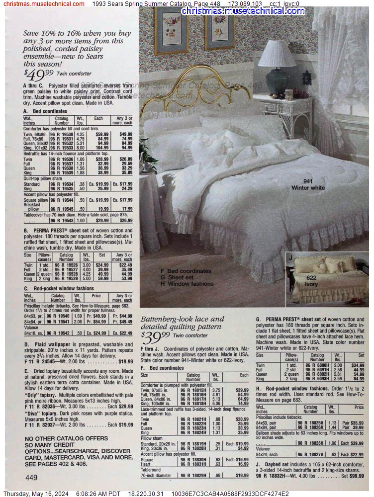 1993 Sears Spring Summer Catalog, Page 448