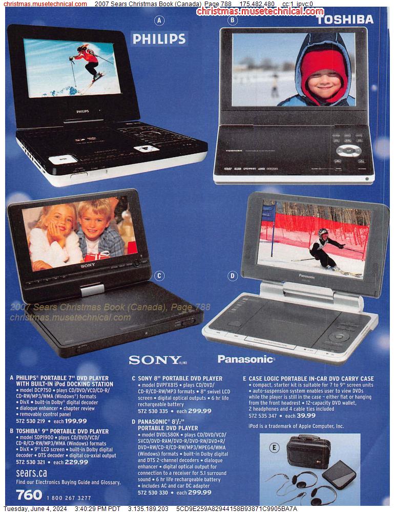 2007 Sears Christmas Book (Canada), Page 788