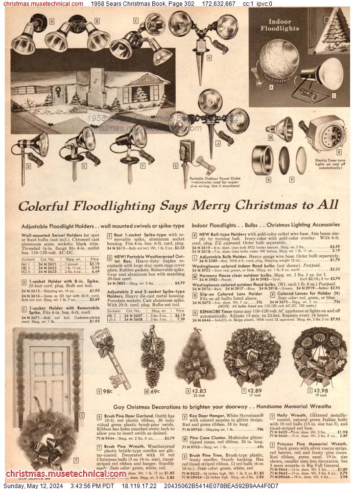 1958 Sears Christmas Book, Page 302