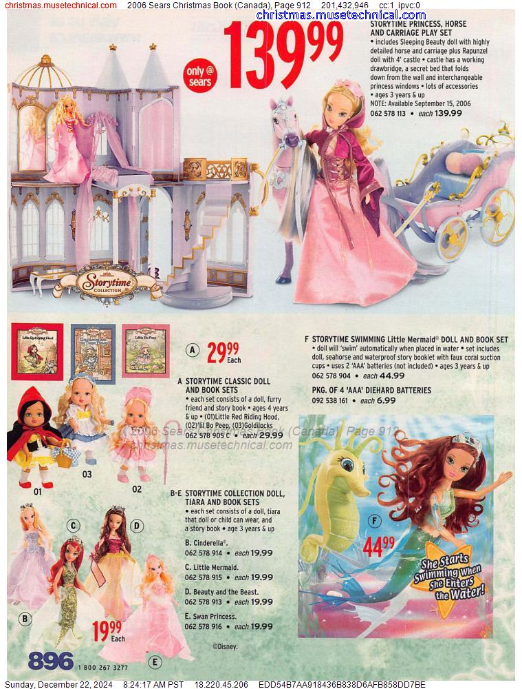 2006 Sears Christmas Book (Canada), Page 912