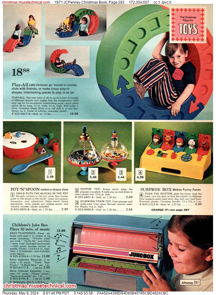 1971 JCPenney Christmas Book, Page 283