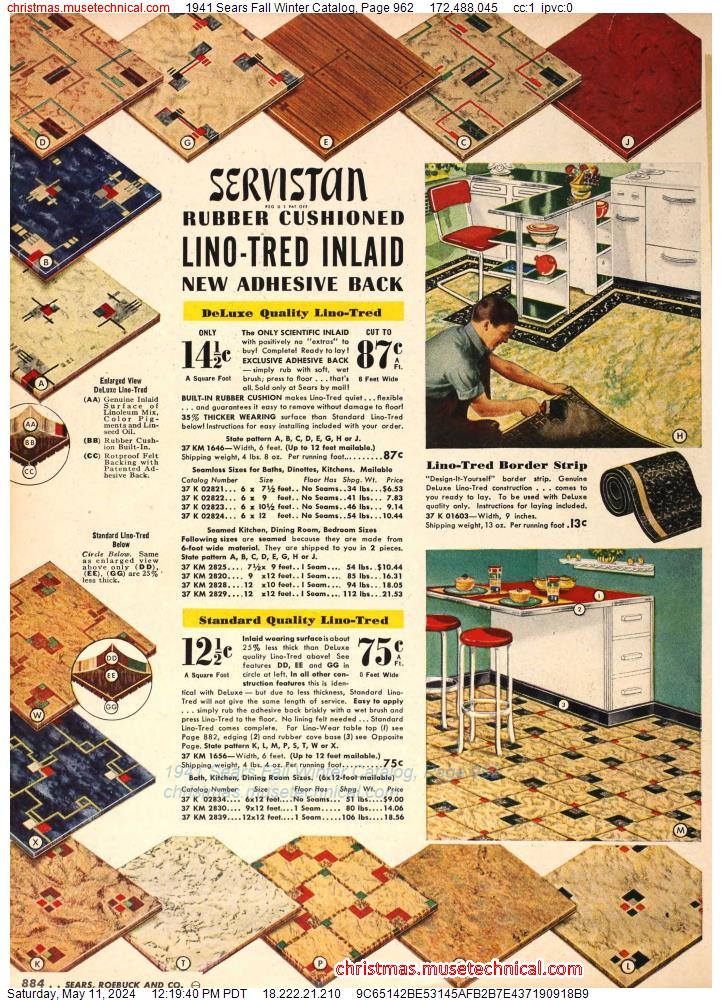 1941 Sears Fall Winter Catalog, Page 962