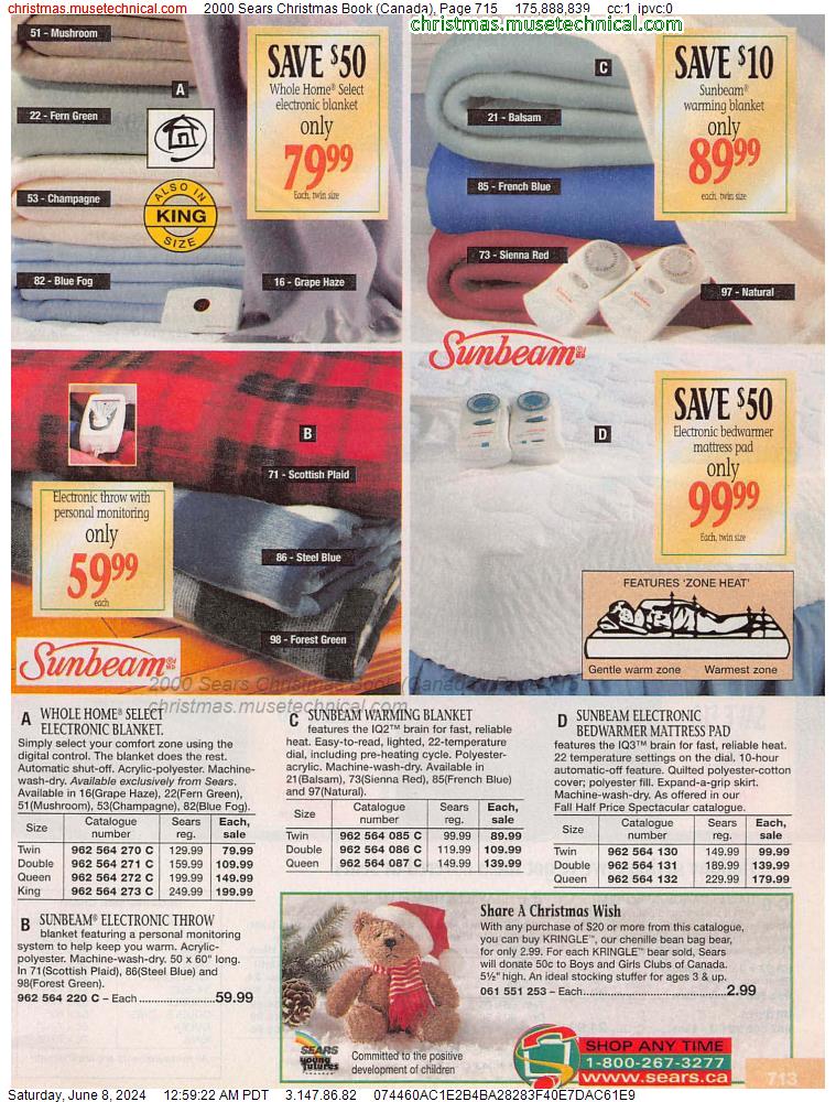 2000 Sears Christmas Book (Canada), Page 715