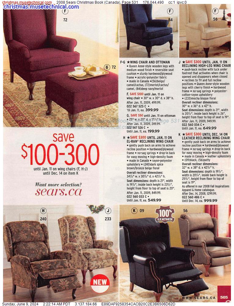 2008 Sears Christmas Book (Canada), Page 531