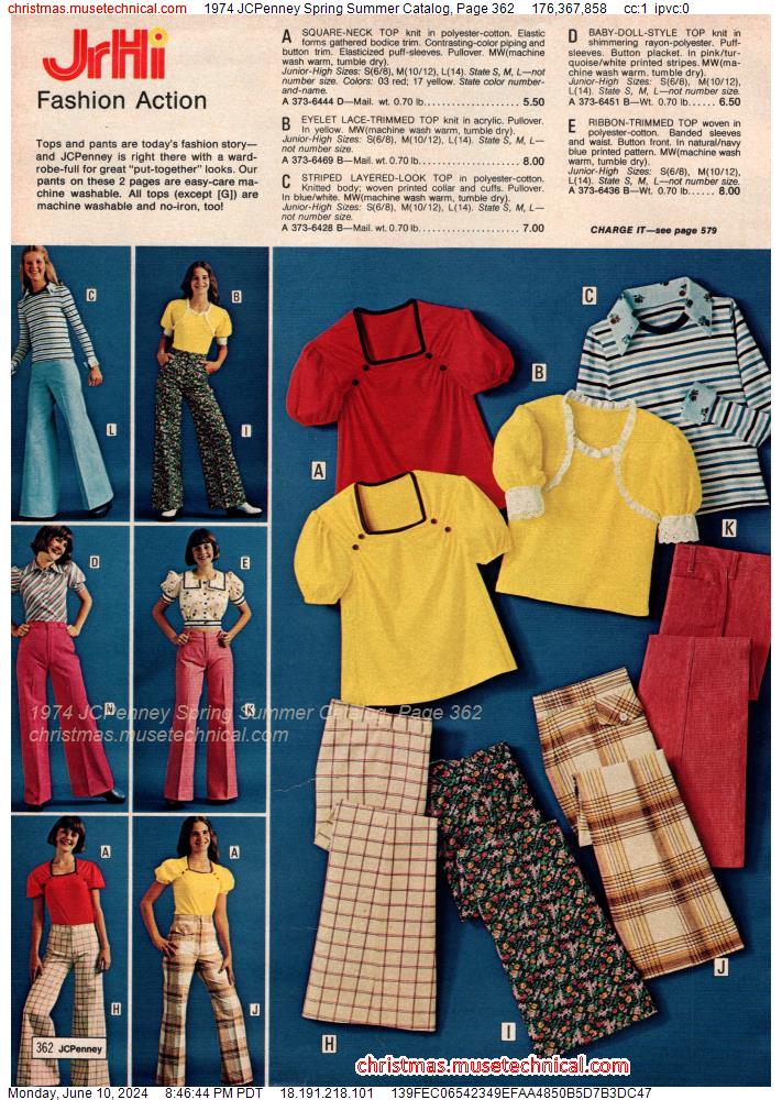 1974 JCPenney Spring Summer Catalog, Page 362