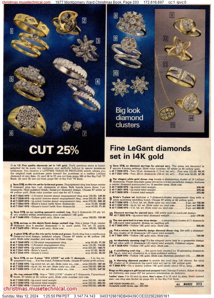 1977 Montgomery Ward Christmas Book, Page 203