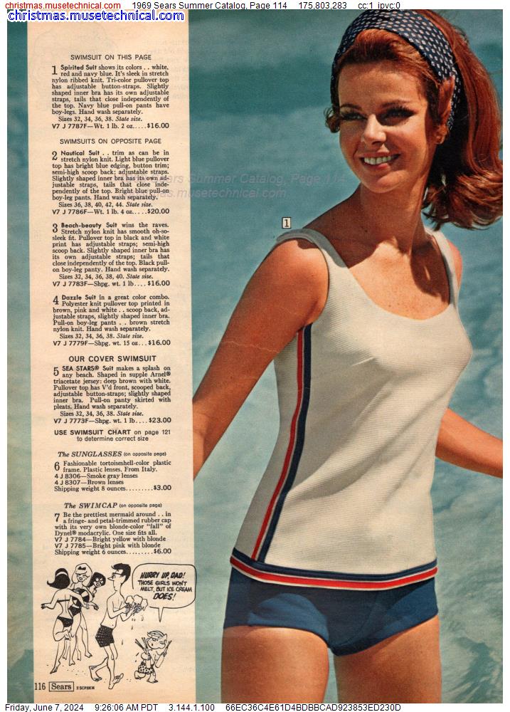 1969 Sears Summer Catalog, Page 114