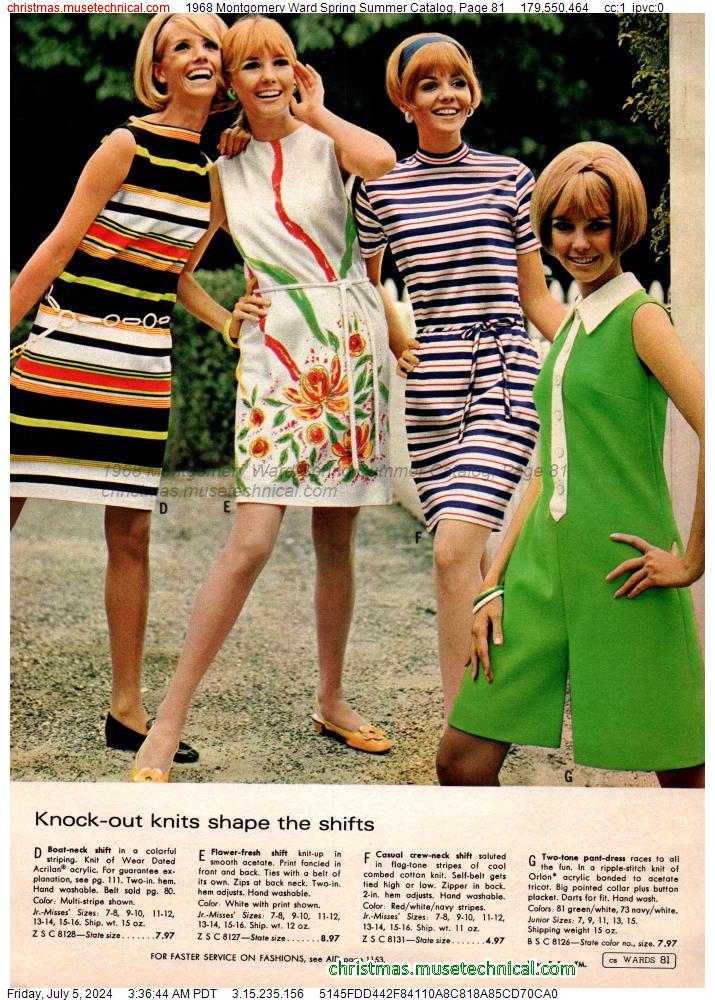 1968 Montgomery Ward Spring Summer Catalog, Page 81