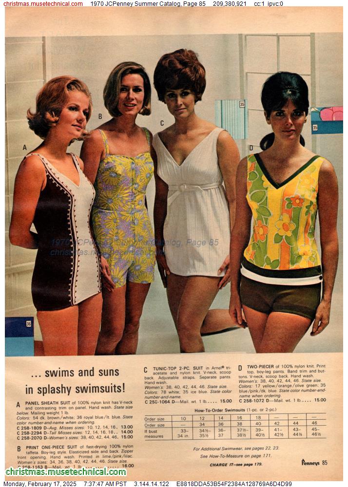 1970 JCPenney Summer Catalog, Page 85