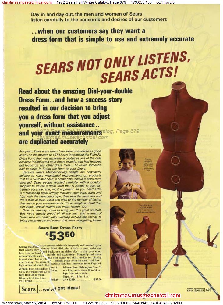 1972 Sears Fall Winter Catalog, Page 679