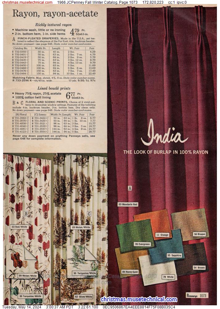 1966 JCPenney Fall Winter Catalog, Page 1073