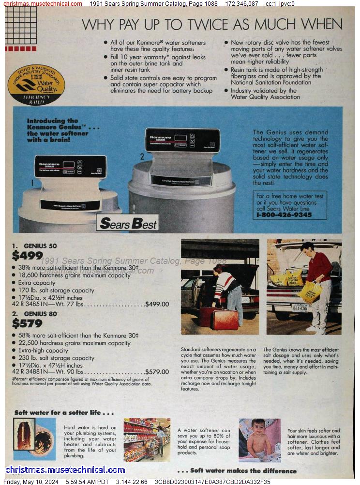 1991 Sears Spring Summer Catalog, Page 1088