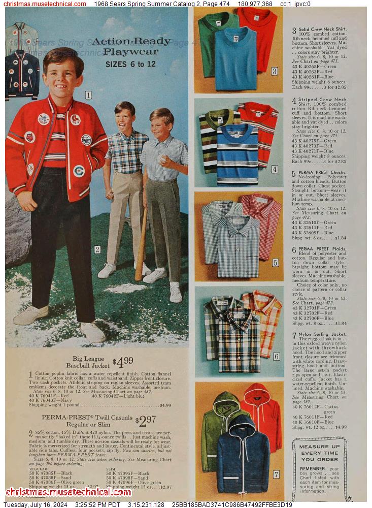1968 Sears Spring Summer Catalog 2, Page 474