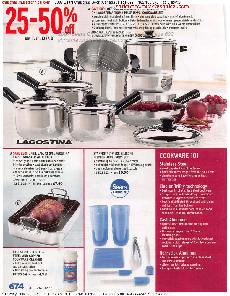 2007 Sears Christmas Book (Canada), Page 692