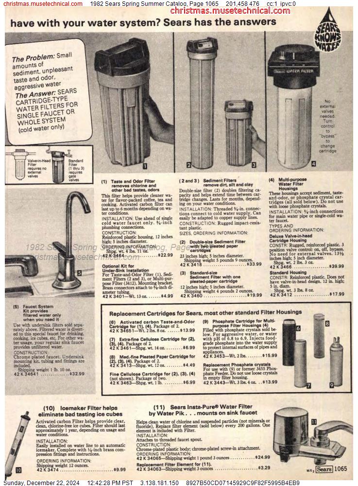 1982 Sears Spring Summer Catalog, Page 1065