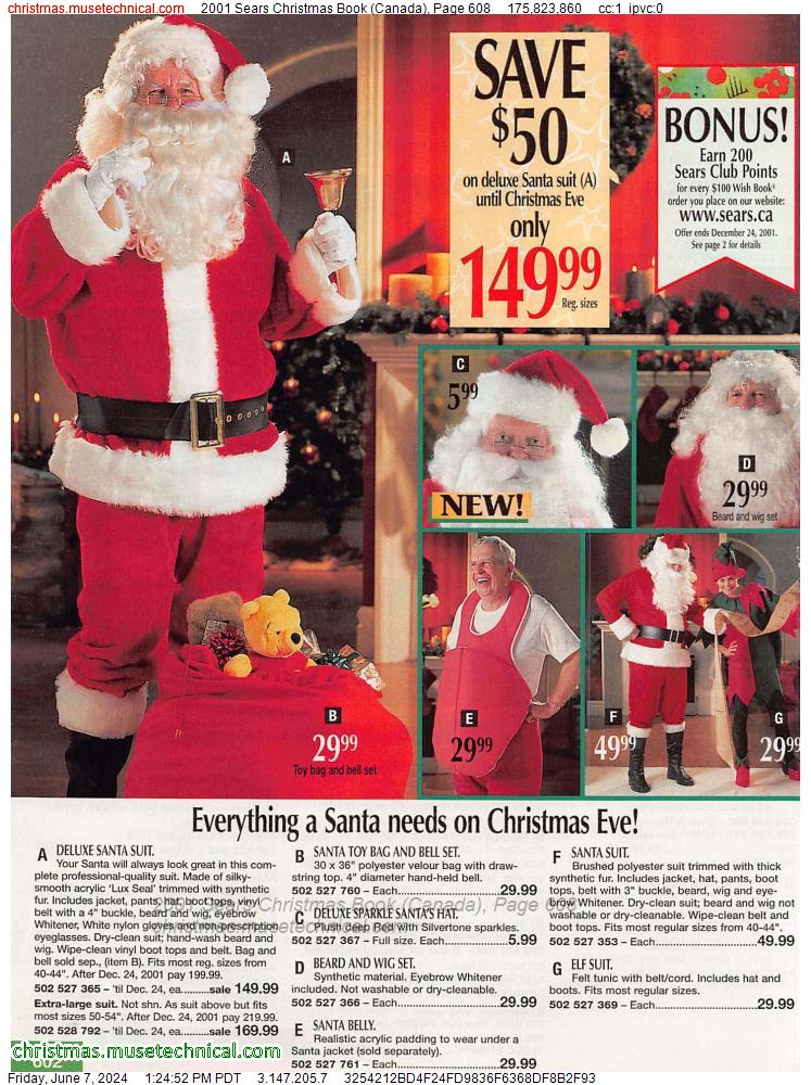2001 Sears Christmas Book (Canada), Page 608