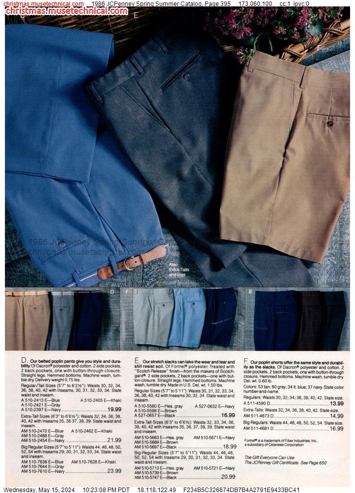 1986 JCPenney Spring Summer Catalog, Page 395