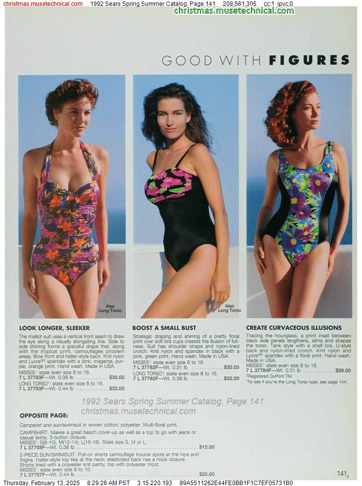 1992 Sears Spring Summer Catalog, Page 141