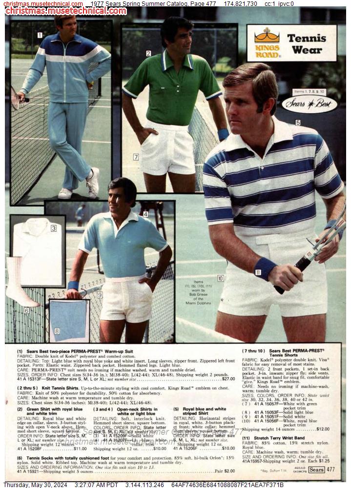 1977 Sears Spring Summer Catalog, Page 477