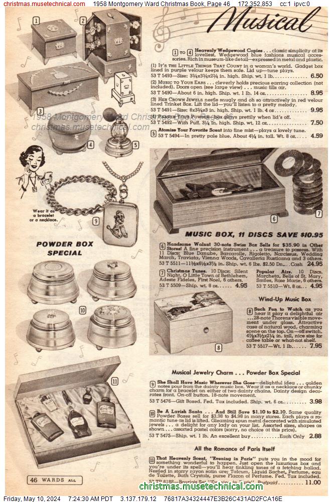 1958 Montgomery Ward Christmas Book, Page 46
