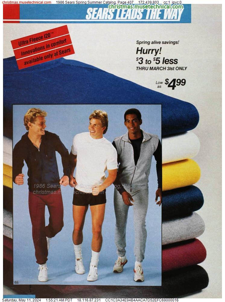 1986 Sears Spring Summer Catalog, Page 407