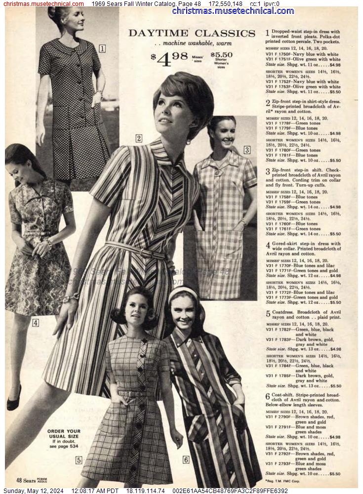 1969 Sears Fall Winter Catalog, Page 48