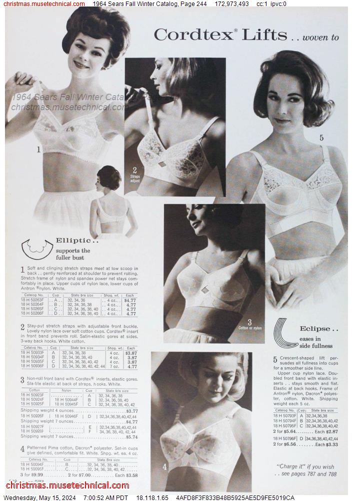 1964 Sears Fall Winter Catalog, Page 244