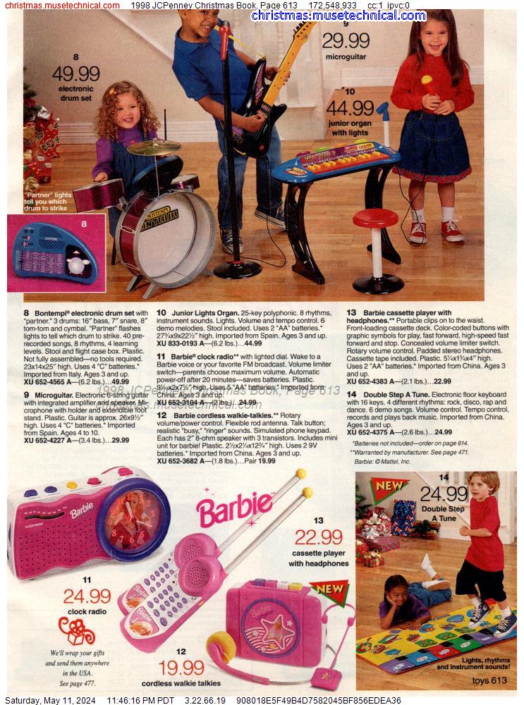 1998 JCPenney Christmas Book, Page 613