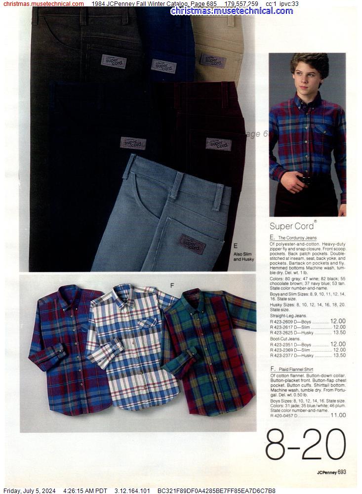 1984 JCPenney Fall Winter Catalog, Page 685