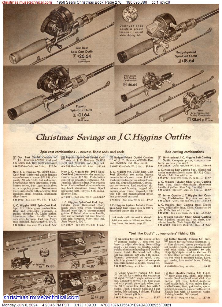 1958 Sears Christmas Book, Page 276
