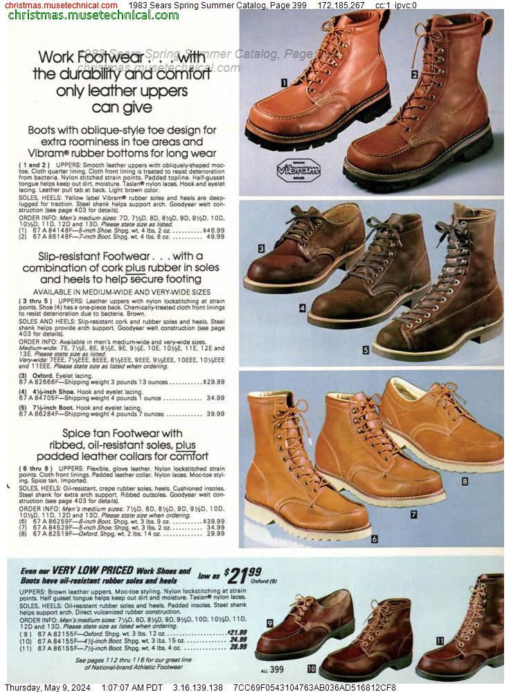 1983 Sears Spring Summer Catalog, Page 399