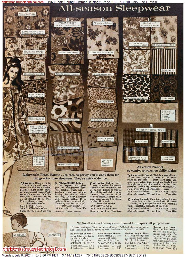 1968 Sears Spring Summer Catalog 2, Page 300