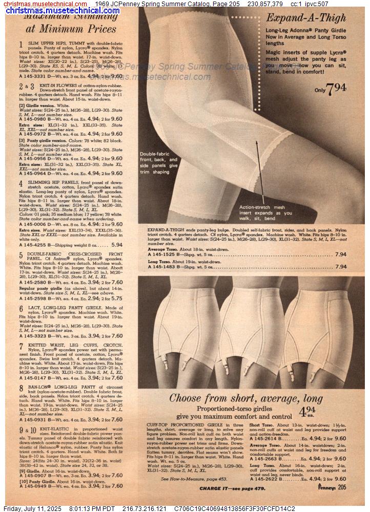 1969 JCPenney Spring Summer Catalog, Page 205