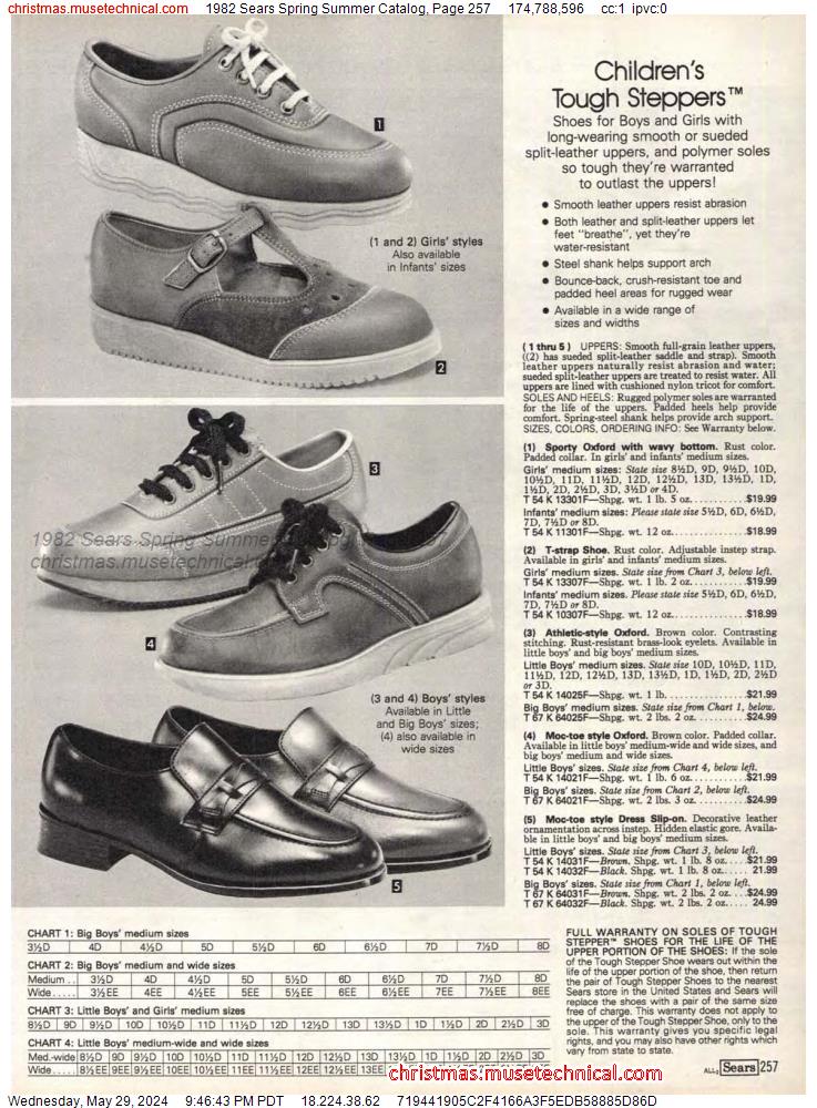1982 Sears Spring Summer Catalog, Page 257