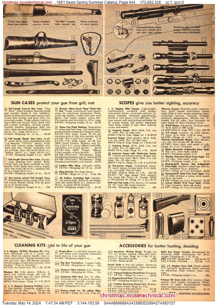 1951 Sears Spring Summer Catalog, Page 944