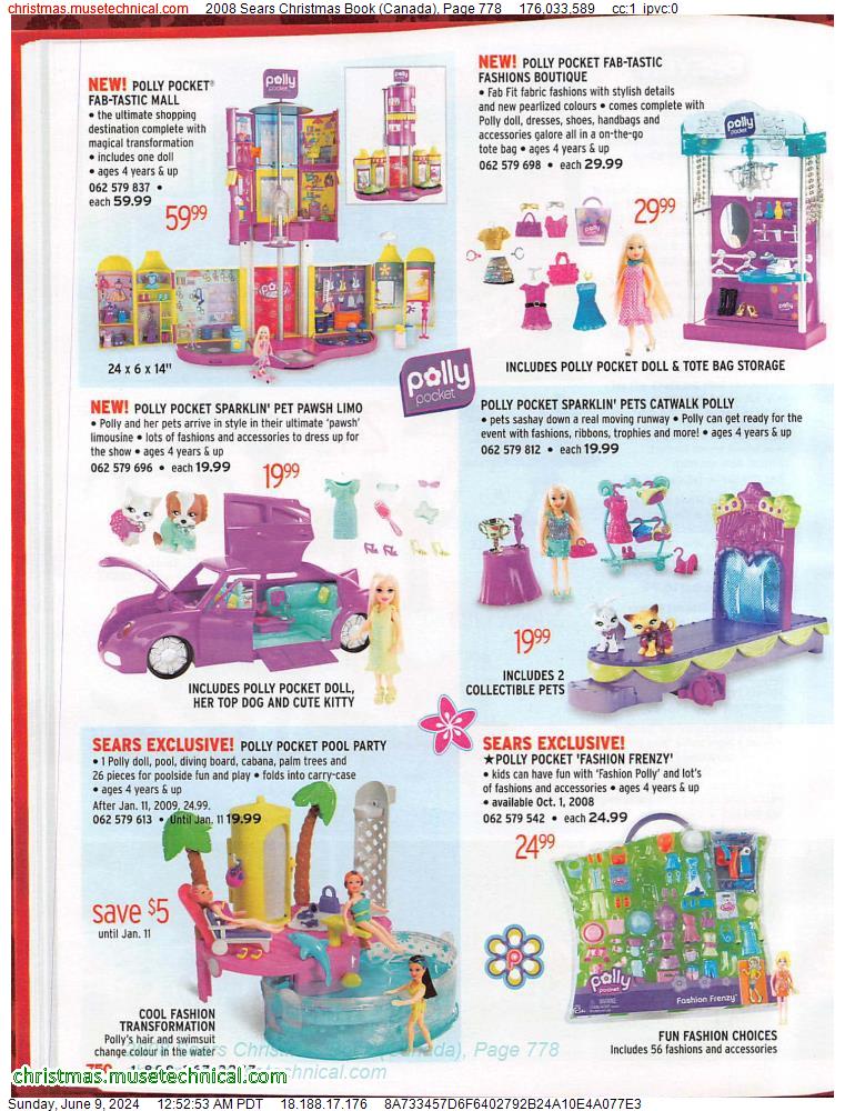 2008 Sears Christmas Book (Canada), Page 778