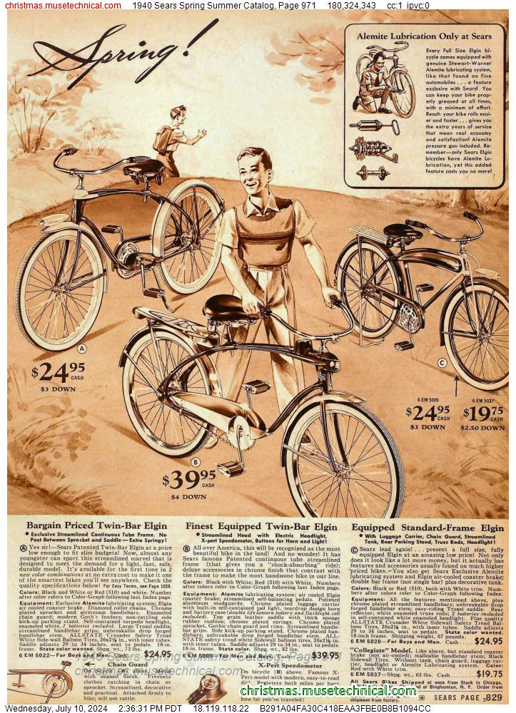 1940 Sears Spring Summer Catalog, Page 971