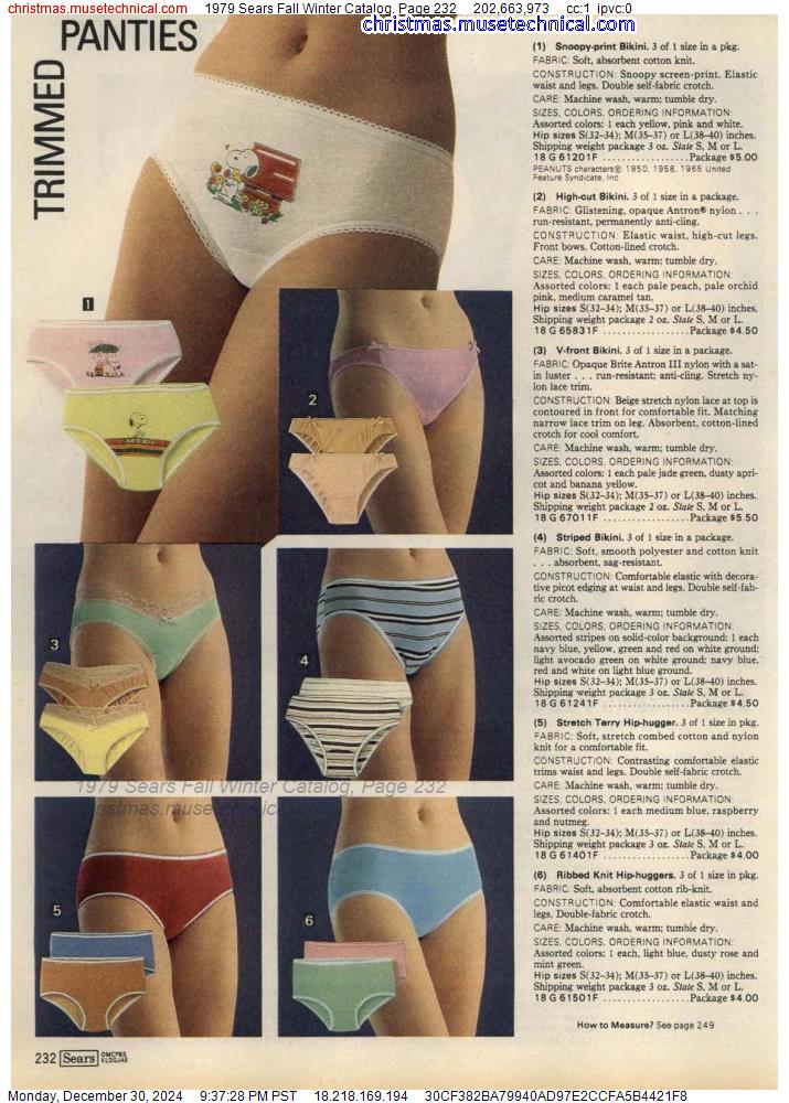 1979 Sears Fall Winter Catalog, Page 232