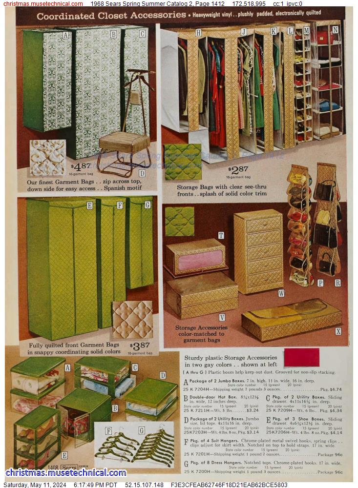 1968 Sears Spring Summer Catalog 2, Page 1412